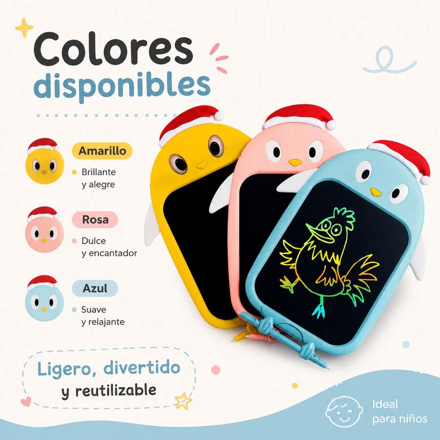 Kids Doodle & Scribbler Boards - Yellow - View 1