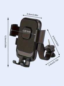 Dudukan Ponsel Sepeda Motor Berputar 360°, Pengunci Sekali Klik, Dudukan Ponsel Sepeda Anti Guncang, Cocok untuk Stang 15-34mm, Dudukan Ponsel Sepeda Listrik dan Skuter Universal, Kompatibel dengan Smartphone 4,7-7,2 Inci - A - View 10