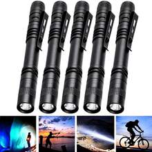 2pcs Mini LED Pen Light Flashlight, Compact High Brightness Aluminum Alloy Flashlight With Belt Clip, Suitable For Outdoor Camping, Hiking, Fishing, Daily Use, AAA Battery Powered, Batteries Not Included - LED Flashlights - View 15