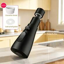 Kitchen Faucet, Sink Faucet, Rotatable Splash-Proof Water-Saving Universal Faucet, Multi-Function Faucet Extender, Universal Faucet Adapter, Handheld Faucet Sprayer, Multi-Mode Water Flow, One-Touch Shut-Off, 360-Degree Rotation, Leak-Proof Powerful Spray Head, Suitable For Kitchen Cleaning, Bathroom Accessories, Bathroom Decor, Kitchen Accessories, Kitchen Essentials - Multicolor - View 7