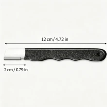 Mini Portable Diamond Sharpener File, Multi‑Function For Outdoor Knives, Scissors, Garden Pruners & Fruit Branch Shears, Sharpening Stone Tool For Edge Honing, Random Red/Black, 1 Piece - A - View 4