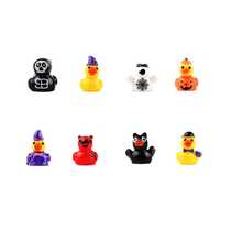 Halloween Creative Demon Ghost Duck Pumpkin Duckling DIY Micro Landscape Resin Ornament Accessories - Multicolor - View 4