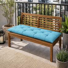 "Modern Bench Cushion – Sleek, Comfortable & Durable Cushion For Entryway Benches And Living Room Floors & Seats - Teal Blue - View 9