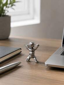 10/7/1pc DIY Screw Man Keychain, Pendant, Creative Metal Nut Assembly Toy, Mechanical Style Bag Charm, Car Keychain, Toolbox Decoration And Desktop Ornament, Fun Gift For Men And Repair Tool Enthusiasts - A - View 5