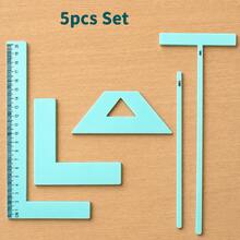 5pcs Book Binding Tools And Supplies Template Kit, Scrapbook Template And Cutting Guide Set, Suitable For Beginners To Make Notebooks, Calendars, Junk Journals, Applicable For Students And Bible - 5pcs Bookbinding Tool Kit - View 8