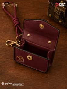Harry Potter 1Pc Mini Bag Charm Keychain Leather Earphone Case Pouch Compatible With AirPods 1 2 3 Pro Magic School Coin Purse Gift For Girls Women - Multicolor - View 6