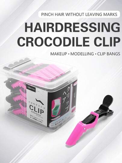 10/8/6/1pc Hair Clips, Hair Claws, Hair Sectioning Clips, Hair Styling Tools, Hairdressing Tools, Hair Accessories, Salon Supplies