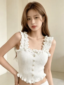 Women Midi Dresses - White - View 5