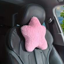 1pc Star Pattern Car Neck Pillow, Lumbar Support, Suitable For Most Car Models, Car Interior Accessories, Women's Car Supplies - Multicolor - View 6