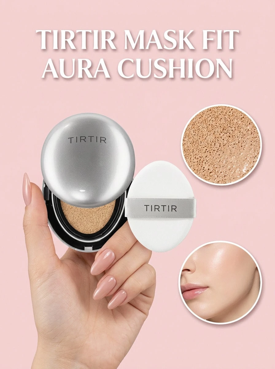 TIRTIR وسادة تناسب الأقنعة 24 واط لون بيج فاتح 18 جرام - 24W Soft Beige - مشاهدة 1