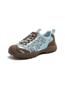 CAMEL CROWN Women's Running Shoes Autumn New Style Anti-Slip Comfortable Casual Versatile Jogging Sports Shoes - Blue/Silver/Brown - View 4