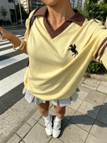 Women Midi Dresses - Màu vàng - Xem 5