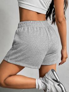 Women Shorts - Light Grey - View 2