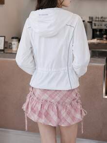 Columbia Women's Sports Jacket Cloud Rim Jacket-White Autumn New Hooded Casual Woven Jacket XR9373100 - White - View 3