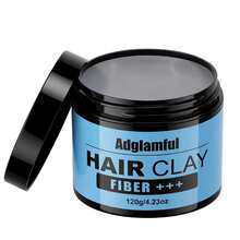 Adglamful Men's Styling Clay, Natural Fresh Scent Matte Hair Wax 120g, Suitable For Creating Voluminous, Dry Styling, Long-Lasting Hold, Lightweight And Non-Sticky, Creating Natural Texture Effect Matte Hair Wax - Mud - View 9