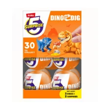 ZURU Dinosaur Era 5X Surprise Ball Blind Box – Multiple Mini Dinosaur Figures, Collectible Mystery Set, Surprise Display Collection - Multicolor - View 4