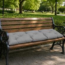 "Modern Bench Cushion – Sleek, Comfortable & Durable Cushion For Entryway Benches And Living Room Floors & Seats - Grey - View 7