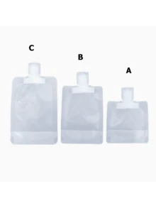 1pc/3pcs Travel Essential Portable Lotion Dispensing Bag - White - View 10