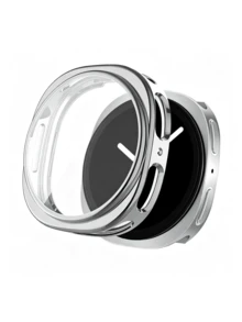 Soft Electroplated Case With Screen Protector Full Coverage Bumper Shell Cover Compatible With Samsung Galaxy Watch 8/9 40mm 44mm TPU Ultra-Thin Cover Shockproof Scratch-Resistant Anti-Collision Screen Protector Case Galaxy Watch 8 9 Protective Shell Classic 44mm 40mm Sports Accessories Watch 9 Watch 8 Men/Women, Black/Transparent/Gold/Silver - Full-coverage Case - View 14