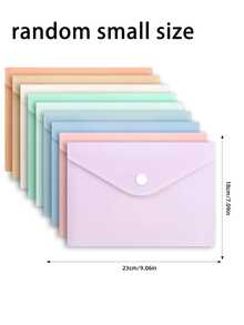 Aesthetic Document Organizer With Snap Button Closure Multi Layer Expanding File Folder For Men And Women Waterproof Accordion Paper Pocket For Exam Study Notes Contract Receipt Storage Stationery Office Supplies School Supplies,Back To School - Multicolor - View 9