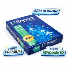 Papel Sulfite Report Premium A4 75g 500 Folhas Branco - A4 - Visão 4