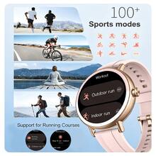Microwear DR05 Smart Watch, Bluetooth Calling, IP68 Waterproof, Pedometer, Music Control, Remote Camera, 100 Sports Modes, Compatible With IOS And Android, Equipped With 290mAh Battery - Pink - View 7