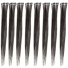 24-Inch Thin 0.6cm Synthetic Dreadlock Extensions - 1/6/8 Packs Crochet Hair Extensions For Reggae, Hip-Hop, Halloween, And Christmas - Soft, Handmade, 5 Strands Locs Dreads For Hair Styling - Multicolor - View 21