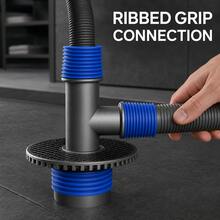 Universal Bathroom Sewer Pipe Three‑Way Connector, Anti‑Backflow Floor Drain Cover, Multi‑Outlet Drainage Joint For Washing Machine & Dryer - Multicolor - View 5