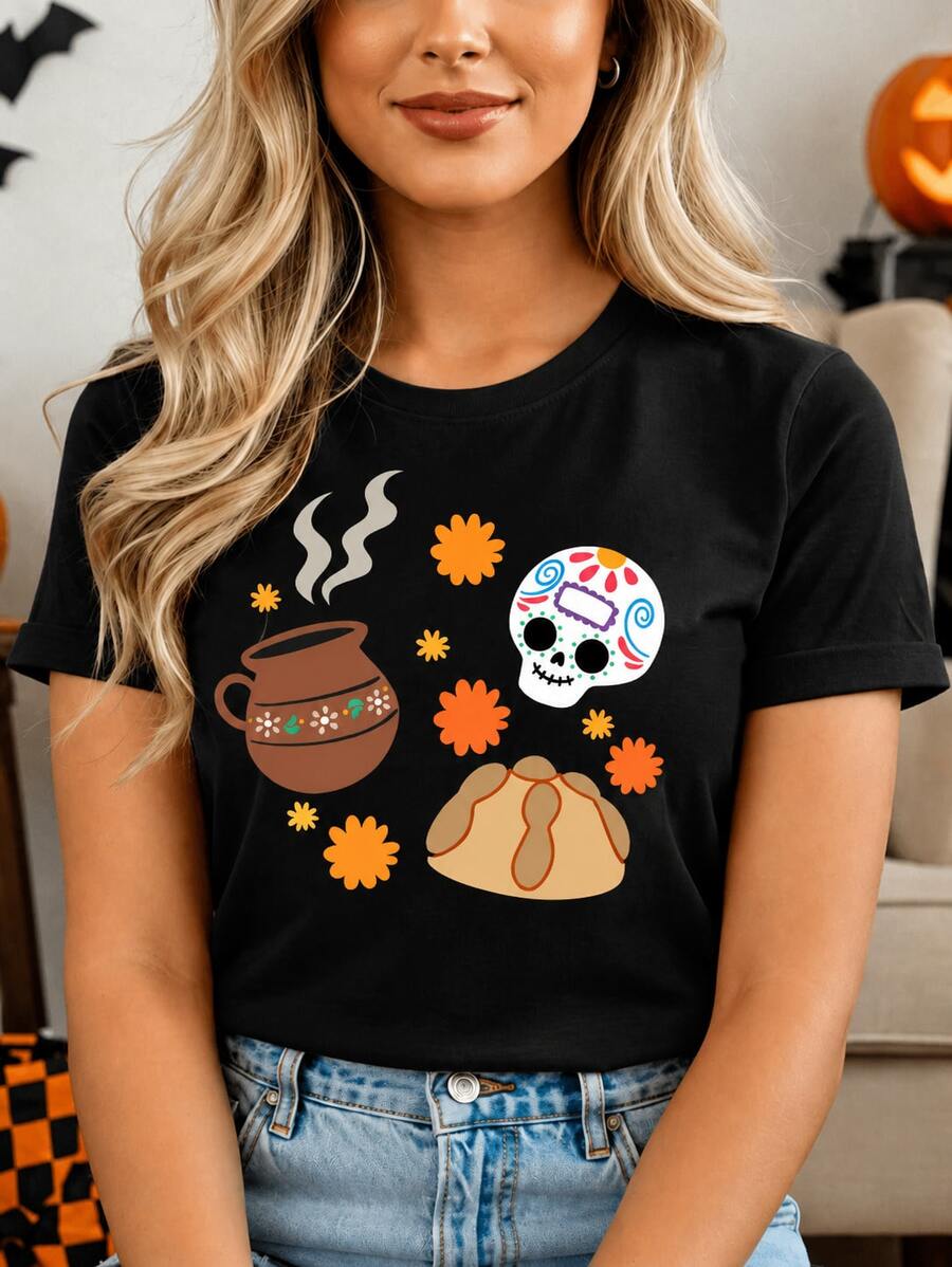 Women T-Shirts - Black - View 1