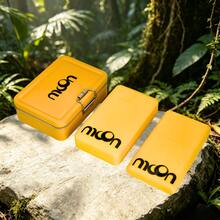 Moon Rolling Paper Storage Set, Moisture-Proof Sealed Storage Box, Portable Outdoor Anti-Crush Smoking Accessories Kit - Blue and Yellow Small Roll Storage Set - View 9