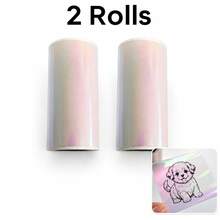 Pearlescent Film Transpraent Instant Print Thermal Photo Paper, Transparent Self-Adhesive Thermal Paper For Mini Printers, Compatible With Most Thermal Mini Error Printing Printers - View 13