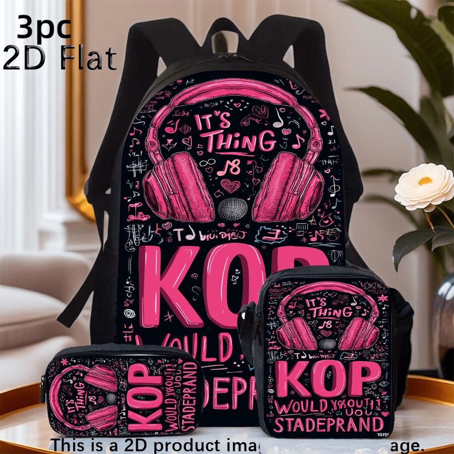 Women Bag Sets - Black - View 1