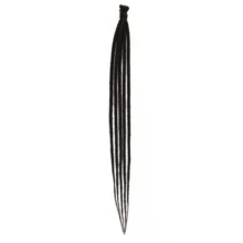 24-Inch Thin 0.6cm Synthetic Dreadlock Extensions - 1/6/8 Packs Crochet Hair Extensions For Reggae, Hip-Hop, Halloween, And Christmas - Soft, Handmade, 5 Strands Locs Dreads For Hair Styling - Multicolor - View 13