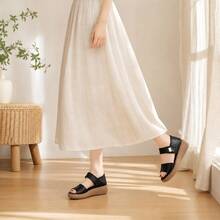 Women Flat Sandals - Black - View 4