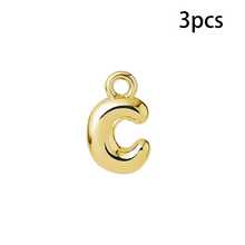 3pcs Bubble A-Z English Letter Charm Pendants, Suitable For DIY Necklace, Bracelet, Earring, Keychain, Jewelry Making Supplies, Valentine's Day Gift, Daily Versatile - Pendants - View 23