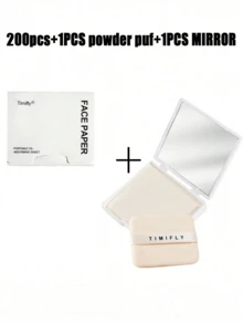 300 miếng giấy thấm dầu cho mặt + bông phấn vuông + 1 gương, kiểm soát hấp thụ dầu, làm sạch và tiện lợi, có thể hút dầu thừa trên mặt, phù hợp cho nam, nữ, người mới bắt đầu, sản phẩm chăm sóc da - trắng - Xem 13