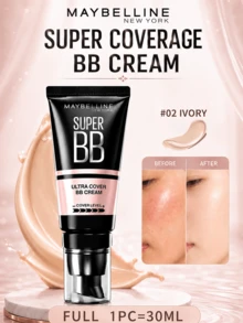 Maybelline 美寶琳 Super Coverage 遮瑕膏 #02 Ivory，30ml，高遮瑕、多效、乳霜質地，打造自然亮白膚色，適合乾性肌膚 - 02象牙色 - 查看 12