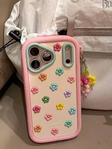 韓式風格 3D 彩色星星手機殼，適用於 Apple 17 Pro Max、新 16、15、15 Pro、17、16 Pro、17 Pro、18 Pro Max，附吊飾防摔保護套 - 彩色 - 查看 3