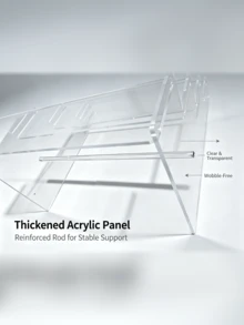 1pc Acrylic Cosmetic Storage Box, Multi-Layer Transparent Display Rack, Suitable For Perfume, Skincare, Makeup, Bathroom, Bedroom, Home Decor, Suitable For Vacation, Beach, Bathroom & Bedroom Storage, Large Capacity - Multicolor - View 11
