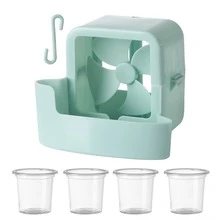 1pc Portable Summer Spray Cooling Fan, Hanging Ice Cold Air Box, Portable Fan Ice Tray Cold Air Maker, Suitable For Home/Office/Outdoor, Office, Outdoor, Travel, Fan Cooling Spray Accessory, Portable Humidifier For Home - Multiple Styles - View 14