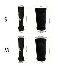 Children's Volleyball Protective Gear Set, 1 Pair Volleyball Arm Sleeves, 1 Pair Knee Pads, Unisex - Black - View 2
