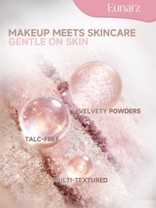 Palet Eyeshadow Eunarz 15 Warna, Palet Makeup All-In-One Matte Shimmer Metallic Berpigmen Tinggi, Cocok untuk Siang dan Malam, Tahan Lama dan Tidak Mudah Luntur - #PA131 PALET ALMOND MERAH MUDA - View 9