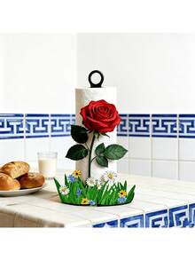 1 hộp đựng khăn giấy hoa văn hoa tulip và hoa loa kèn, hộp trang trí cao cấp, không cần khoan, gắn bề mặt, tái sử dụng được, bền, trang trí lễ hội, phù hợp cho nhà bếp, phòng tắm và tiệc - Nhiều màu - Xem 12