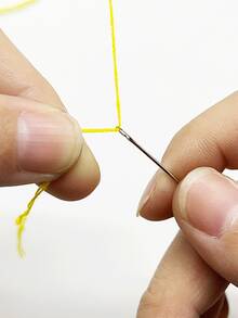 30pcs Side-Hanging Sewing Needles With Storage Tube, Multi-Size Hand Sewing Needles, Easy Threading, Suitable For DIY Sewing, Embroidery, Mending, Home And Travel Portable, Rust-Proof - Faux Sandalwood Acupuncture Needle - View 6