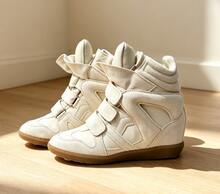 Zapatillas de cuña para mujer - Blanco - Ver 2