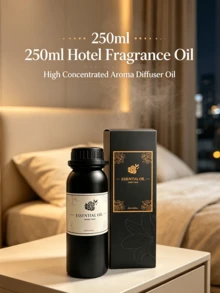 250ml Aromatherapy Essential Oil, 38% High Concentration Oil-Based Fragrance Refill Liquid, Multi-Purpose Natural Fragrance Liquid, Suitable For Reed Diffusers, Car Aromatherapy, Scent Sachets, Scented Sheets, Aromatherapy Burners, Aromatherapy Lamps, Diffuser Stones, Diffuser Wood, Candle Making, Hotel Reception Room, Ramadan, Daily Home Air Freshener - Multicolor - View 2
