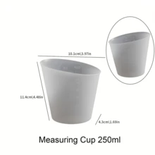 Silicone Measuring Cup - Non-Stick, Reusable Epoxy Resin Mixing Cup With High Precision Readings, For DIY Crafts, Wax Injection And Glitter Cups, Epoxy Resin Injection Cup, Craft Essential, Durable Silicone - Multiple Styles - View 6