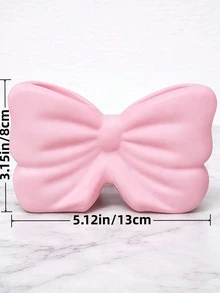 1pc/2pcs Nordic Style Bow Toothbrush Holder & Toothpaste Storage Rack, Bathroom Countertop Organizer - Bow Toothbrush Holder - View 2