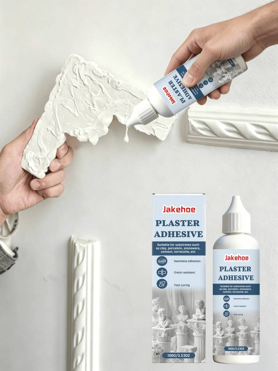 Plaster Adhesive, Strong Adhesion To Plaster And Porous Materials, Plaster Repair Adhesive, Designed For Strong Adhesion To Plaster And Porous Materials, Covering Small Gaps And Joints, Maintaining Adhesion In Humid Environments, Suitable For Clay, Ceramic, Stoneware And Cement Materials, Gift For Family And Friends, Back To School Gift