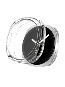 Soft Electroplated Case With Screen Protector Full Coverage Bumper Shell Cover For Samsung Galaxy Watch Case 8/9 40mm 44mm TPU Ultra-Thin Cover Shockproof Scratch-Resistant Anti-Collision Screen Protector Galaxy Watch 8 9 Protective Shell Classic 44mm 40mm Sports Accessories Watch 9 Watch 8 Men/Women, Black/Transparent/Gold/Silver - Full Coverage Shell - View 13